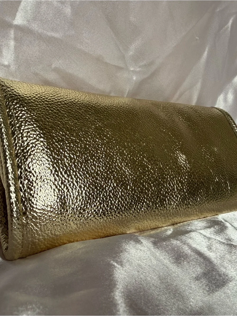 bareMinerals Metallic Gold Make-up Brush Travel Case